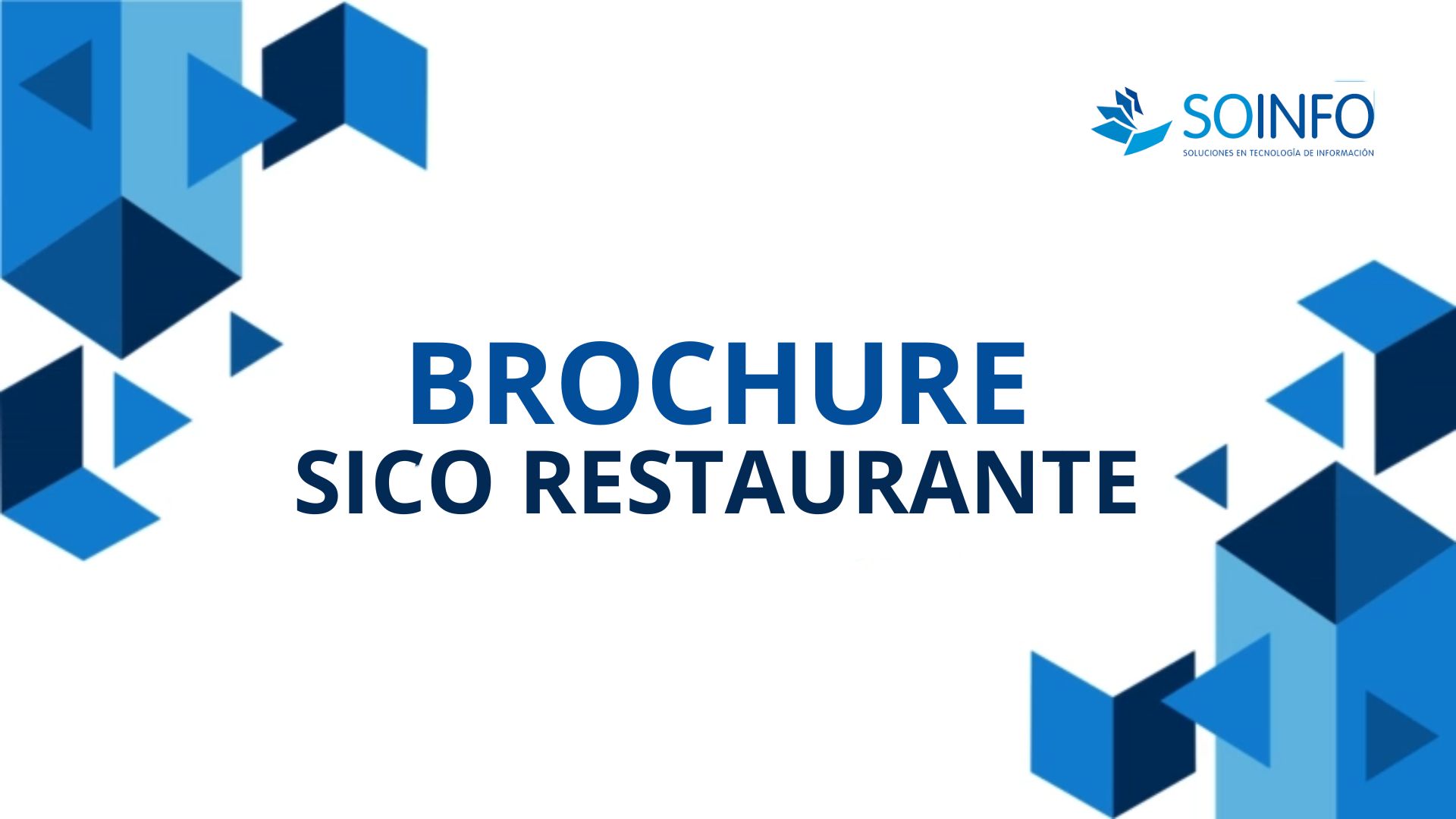 Brochure Sico Restaurantes